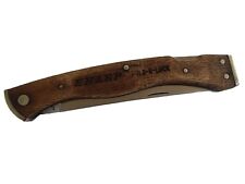 Vintage Sharp Fold-N-Lock Fish Filet Knife Japan 11 1/2''  (5'' Blade) Wood picture
