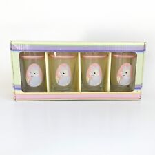 Set of 4 THUMPER Easter Juice Glasses Disney Store Bambi New In Package *RARE* picture