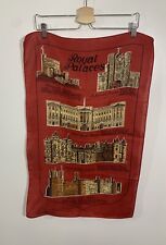 Vintage Irish Linen Towel Royal Palaces England Tapestry New picture