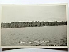 Antique Postcard RPPC Real Photo Gordon Wisconsin WI Lake View A5639 picture