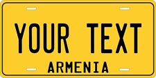 Armenia Yellow License Plate Personalized Car Bike Motorcycle picture