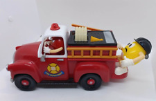 M&Ms Candy Dispenser Red's Firehouse Fire Truck Limited Edition 2006 picture