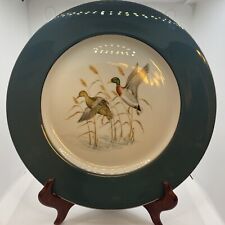 Eliot China 4 Dinner Plates. Mallards, Geese, Pointer Dog & Quail And Pheasants. picture