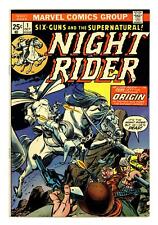 Night Rider #1 FN 6.0 1974 picture