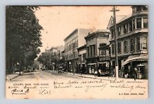 Adams MA-Massachusetts, Scenic View Of Park Street, Vintage c1906 Postcard picture