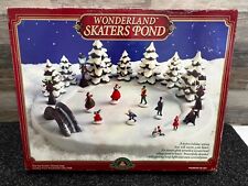 Wonderland Skaters Pond by Christmas Fantasy Ltd Musical Lighted ~ Vintage 1996 picture