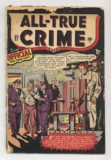 All True Crime #27 PR 0.5 1948 Marvel / Atlas picture