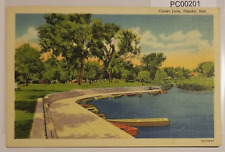 Carter Lake Omaha Nebraska 1937 Postcard picture