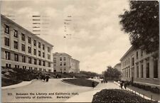 Postcard Between the Library University of California Hall Berkeley, CA picture