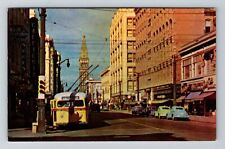 Denver CO-Colorado 16th Street Shops 40's Cars c1950 Vintage Souvenir Postcard picture