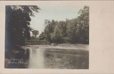 Newton Falls, OH: RPPC W Branch Falls, Trumbull County Ohio Real Photo Postcard picture