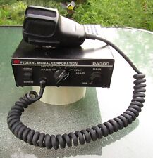 Vintage Federal Signal Corporation PA300 12 Volt Electronic Siren USED UNTESTED picture