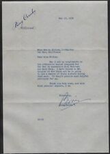 1938 Bing Crosby TLS Autograph - On Letterhead - National Air Mail Week (LF-195) picture
