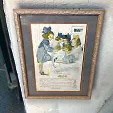 Vintage Jello Advertisement Framed Dorothy Jell-O Ad picture