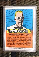 1986 MAX HEADROOM Vintage COMPLETE TRADING CARD & FOIL SET 44 Nice Topps picture