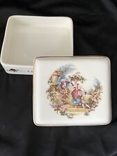 Vintage Lord Nelson Pottery Trinket Box Made in England picture
