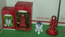 Hallmark Lot Star Wars R2-D2 Droid Queen Amidala 1999 2001 Ornaments picture