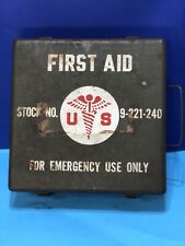 RARE Post WWII US Army First Aid Kit Stock No: 9-221-240 Military - Complete Set picture
