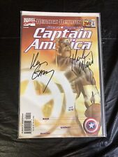 Captain America #1 1998 Signed by Mark Waid & Ron Garney picture