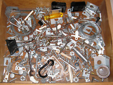 Junk drawer lot metal hardware found objects altered art craft steampunk parts picture