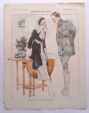 Parisian Life (La Vie Parisienne) Illustration  April 6, 1918 - 6 picture