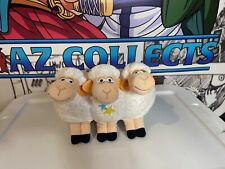 Disney Store Toy Story 4 Bo Peep's Plush Sheep Billy, Goat & Gruff Stuffed 10