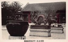 RPPC Peking China Royal Samurai Summer Palace Dragon Statues Photo Postcard D48 picture