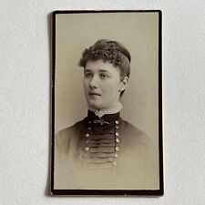 Antique CDV Photograph Lovely Young Woman Springfield MA picture