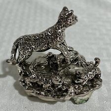 Vintage Arthur Court SIGNED CAT AND KITTENS SILVER MUSIC FIGURINE VERY RARE picture