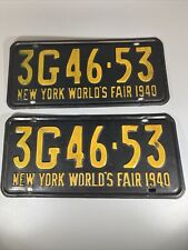 1940 Tag New York State License Plate 