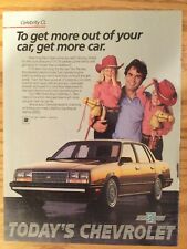 CELEBRITY #27 Advertisement 1985 Chevy Celebrity CL picture