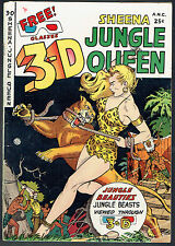 3-D SHEENA JUNGLE QUEEN   VG/4.0  -  Rare 3-D one off from 1953 picture