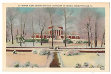 Charlottesville Virginia c1940's University of Virginia, Winter scene, Rotunda picture