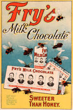 Vintage Illustration Advertising Fry'S Milk 1920 Advertising OLD PHOTO picture