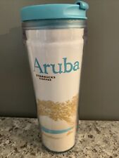 2011 Starbucks Aruba Travel Tumbler Mug Coffee Tea 12 oz picture