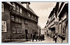 c1930's Boy Carolers Wartburg Luther's House View Eisenach Germany RPPC Postcard picture