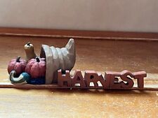 B. Lloyd Marked Resin Harvest Cornucopia Fall Thanksgiving Holiday Decoration picture
