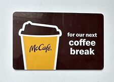 McDonald’s Cafe Coffee Break GIFT CARD. NO CASH VALUE picture