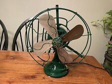 Antique General Electric Type AOU 4 Blade Oscillating Desk Fan 12”Restored picture