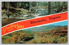 Postcard Greetings From Winchester, Virginia (950) picture