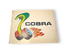 COBRA Original Vintage 70’s Racing Decal/Sticker FORD Shelby Mustang 6.5” x 5” picture