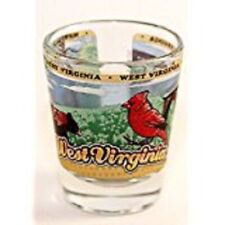 WEST VIRGINIA STATE WRAPAROUND SHOT GLASS SHOTGLASS NEW  picture