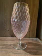 Vintage Vase Purple Glass Pedestal Base Manganese Glow Beautiful picture