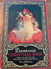 DENNISON CHRISTMAS BOOK 1923 RARE VINTAGE ANTIQUE BOOKLET CREPE PAPER, NEW picture