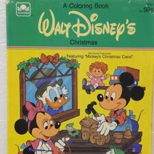 Vintage Walt Disney, Christmas Coloring Book 1984 Mickey's Christmas Carol picture