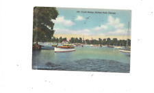 Vintage Postcard Yacht Harbor Jackson Park Chicago      Linen picture