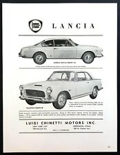 1966 Lancia Flavia 1.8 Coupe Flaminia Coupe 3B photo vintage promo print ad picture