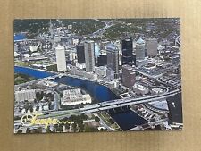 Postcard Tampa FL Florida Aerial View Downtown Skyline Vintage PC picture
