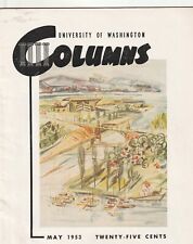 Vtg University of Washington Columns Magazine MAY 1953 32 pgs picture