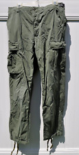 Vintage Vietnam Era OG-107  Jungle Trousers - Medium Long - US Army USMC Used picture